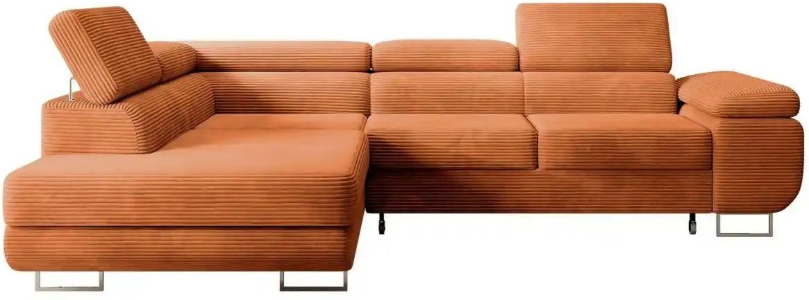 Selsey Ecksofa mit Schlaffunktion Stevil ¦ kupfer ¦ Maße (cm): B: 275 H: 90 Polstermöbel > Sofas > Ecksofas - Höffner