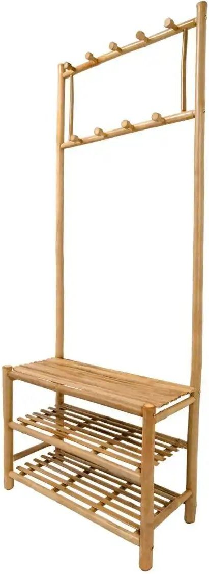 Kompaktgarderobe ¦ holzfarben ¦ Maße (cm): B: 70 H: 175 Garderoben & Kleiderstangen > Garderoben - Höffner