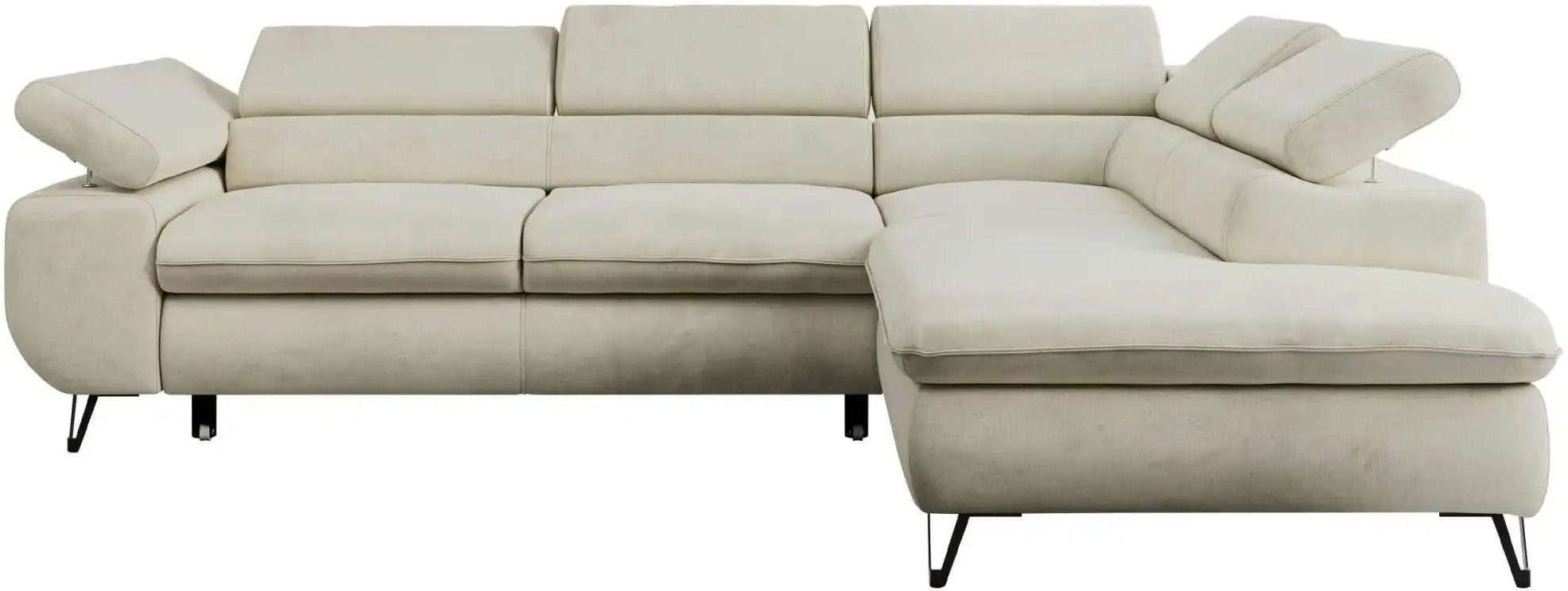 Ecksofa mit Schlaffunktion Peter ¦ beige ¦ Maße (cm): B: 273 H: 76 Polstermöbel > Sofas > Ecksofas - Höffner