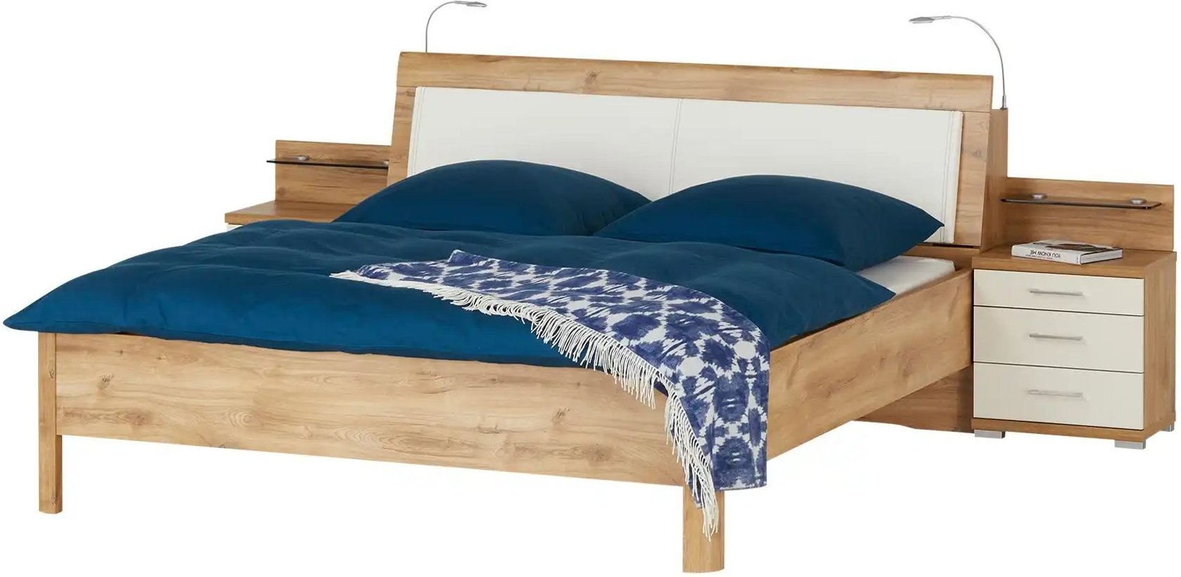 uno Bettanlage Keva ¦ holzfarben ¦ Maße (cm): B: 271 H: 103 Betten > Komfortbetten - Höffner