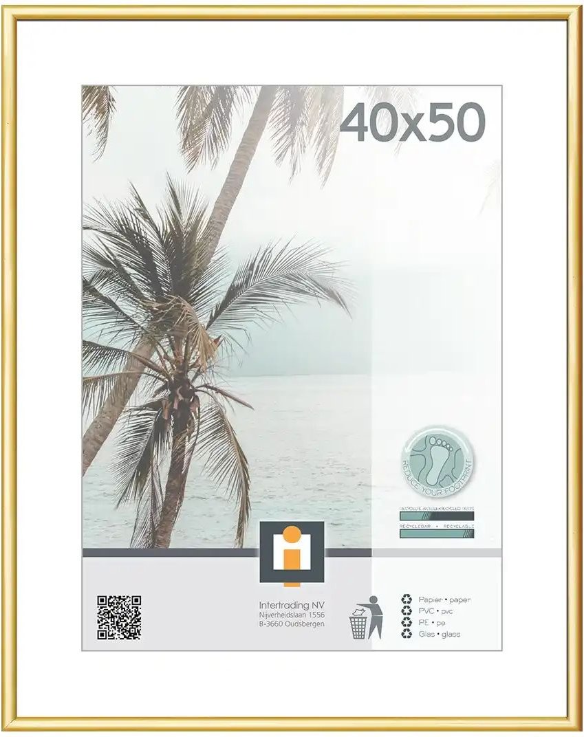 Kunststoffrahmen Kyoto ¦ gold ¦ Kunststoff ¦ Maße (cm): B: 41 H: 51 T: 1.8 Accessoires > Bilderrahmen - Höffner