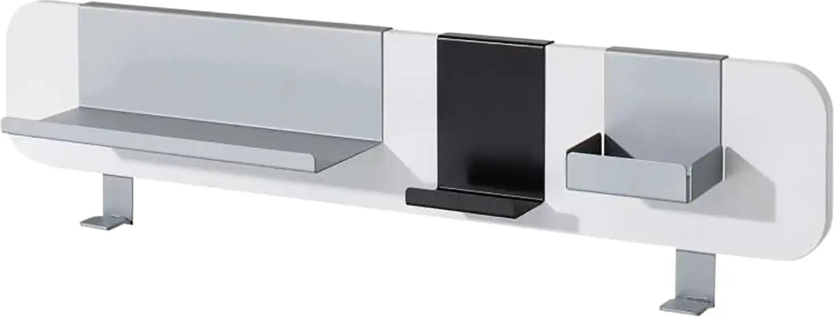 PAIDI Funktionsboard zum Schreibtisch Zubehör Schoolworld ¦ weiß ¦ Aluminium ¦ Maße (cm): B: 81 H: 16 T: 2.2 Accessoire...