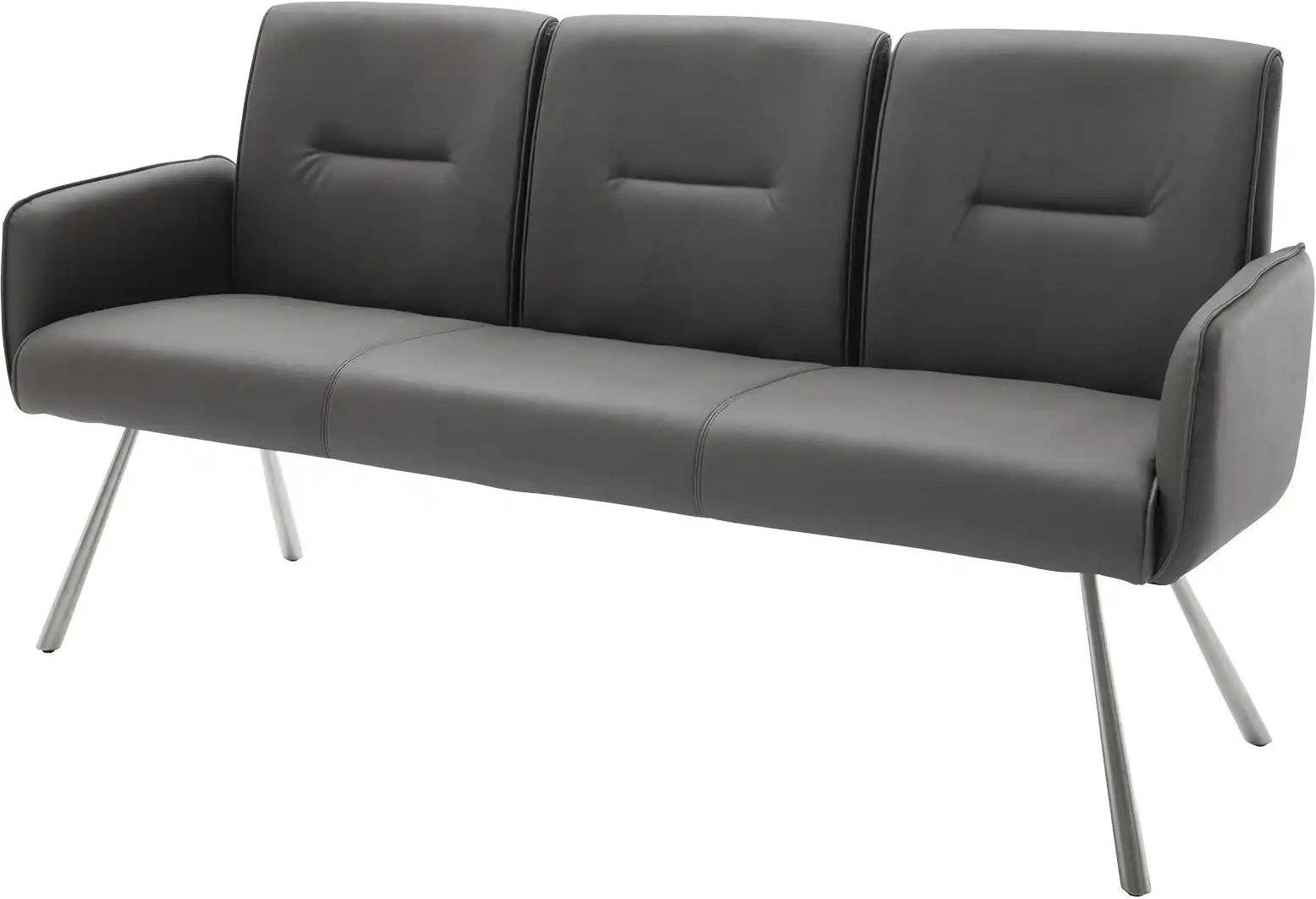 Sitzbank Delane ¦ grau ¦ Maße (cm): B: 182 H: 92 T: 65.0 Bänke > Einzelbänke - Höffner