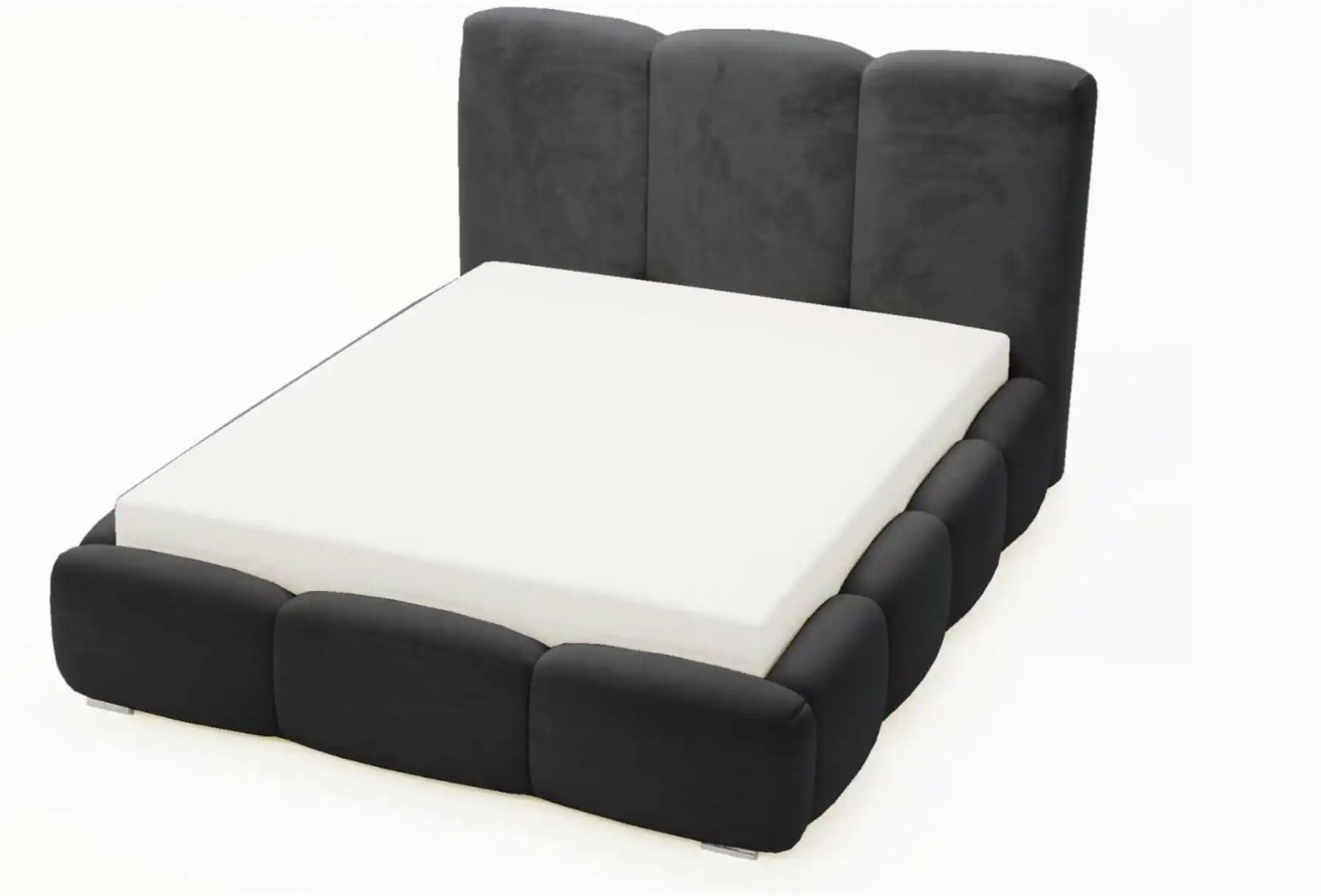 Polsterbett mit Stauraum Bubble ¦ schwarz ¦ Maße (cm): B: 200 H: 105 Betten > Polsterbetten - Höffner