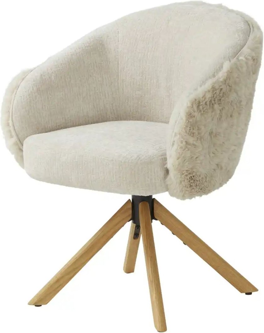 Armlehnstuhl Cliff ¦ creme ¦ Maße (cm): B: 59 H: 80 T: 63.0 Stühle > Esszimmerstühle > Esszimmerstühle mit Armlehnen - ...