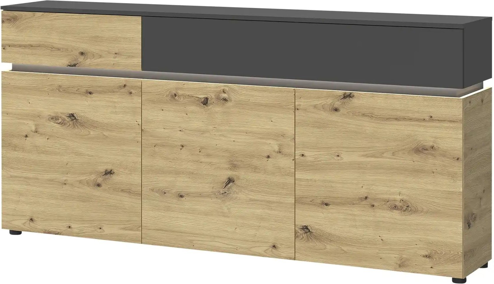 Sideboard Soft-Close Luci ¦ holzfarben ¦ Maße (cm): B: 181 H: 90 T: 40.0 Kommoden & Sideboards > Sideboards - Höffner
