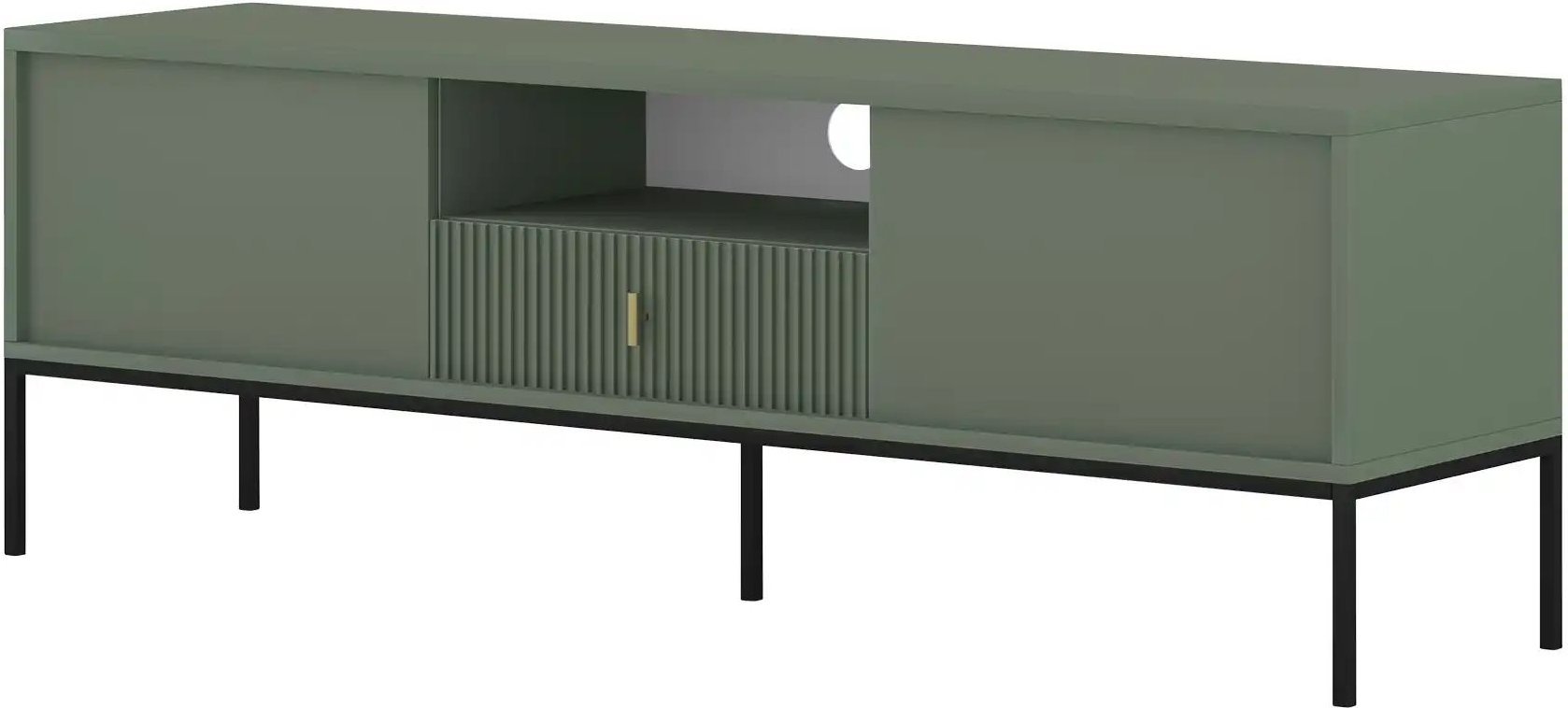 Thumbnail - TV-Lowboard Maglione ¦ grün ¦ Maße (cm): B: 154 H: 52 T: 39.0 Kommoden & Sideboards > Lowboards - Höffner