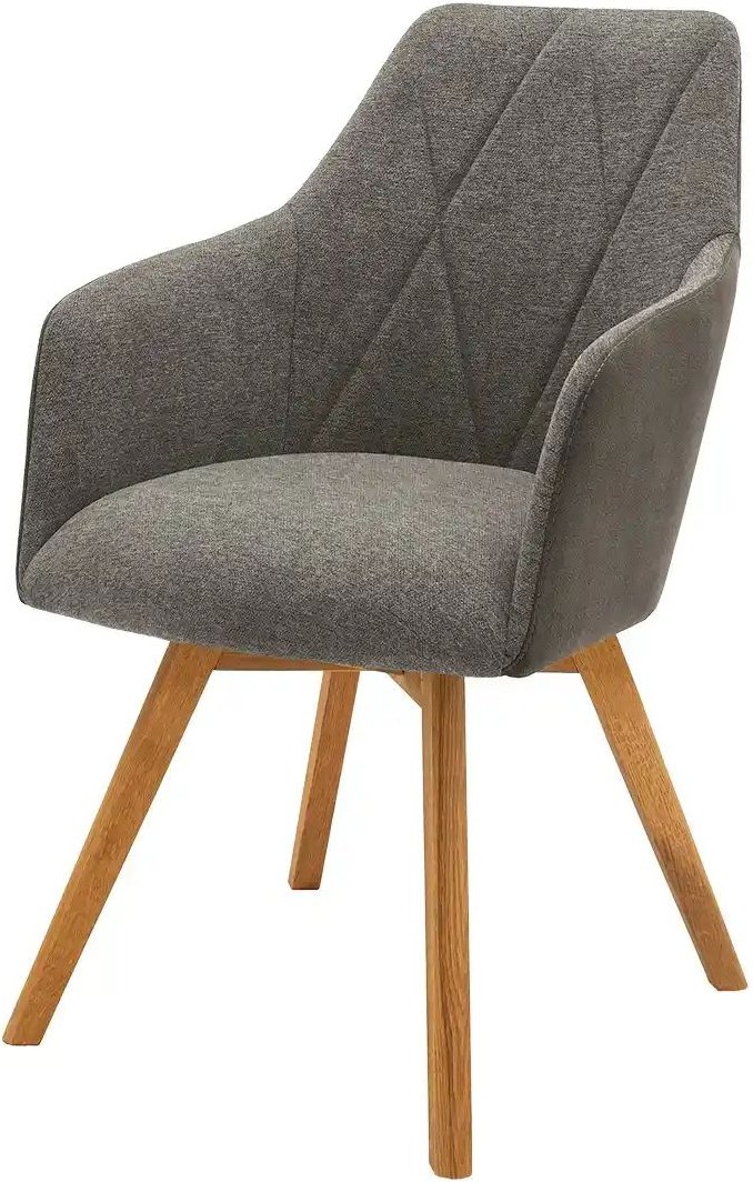 Dine + Mine Armlehnstuhl mit Diamant-Steppung Xalapa ¦ braun ¦ Maße (cm): B: 57 H: 85 T: 65.0 Stühle > Esszimmerstühle >...