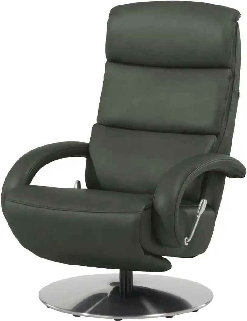 Hukla Ledersessel Florian ¦ grün ¦ Maße (cm): B: 73 H: 109 T: 91.0 Polstermöbel > Sessel > Relaxsessel - Höffner