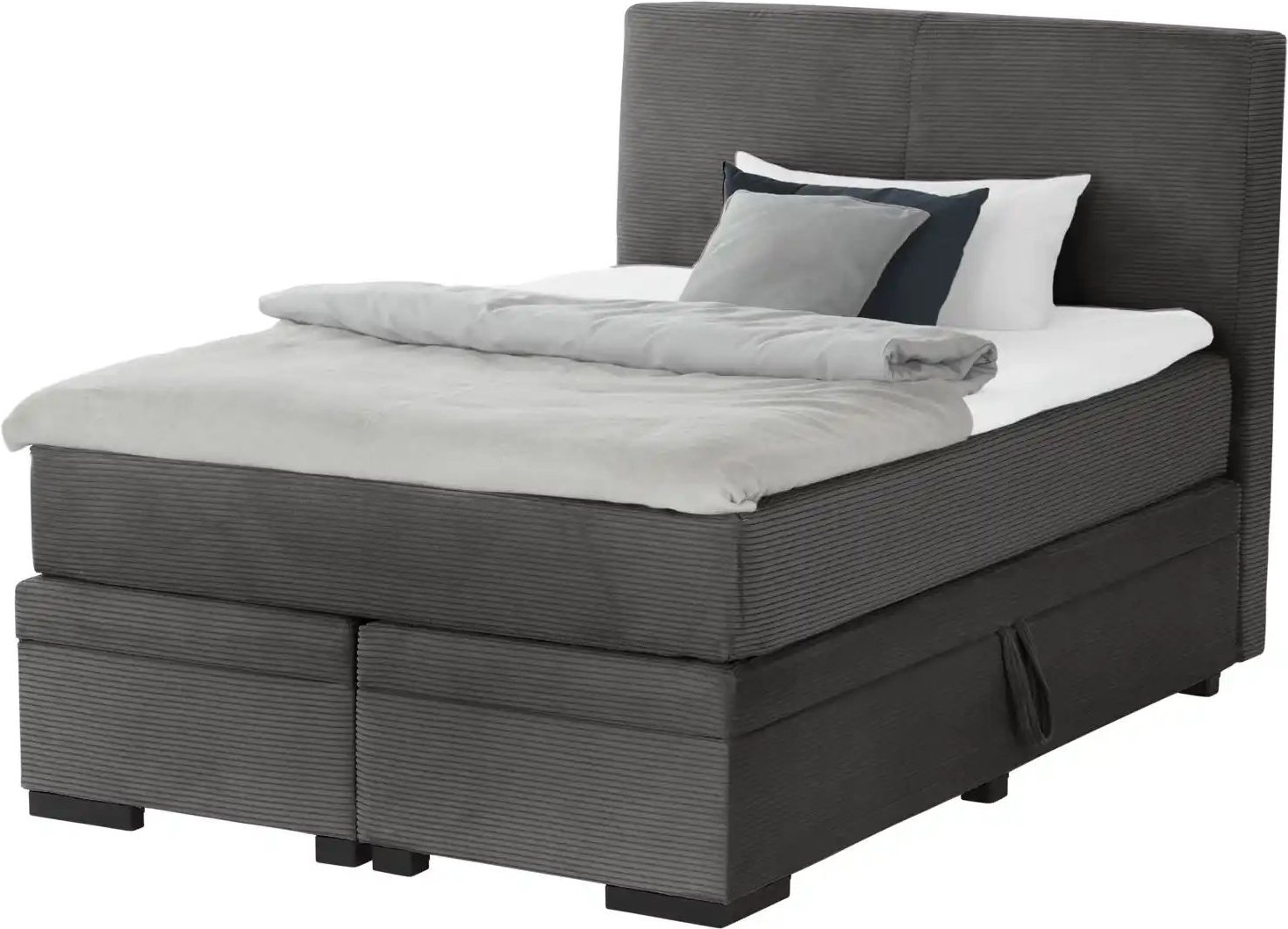 Boxi Boxspringbett mit Bettkasten Boxi Classic ¦ grau ¦ Maße (cm): B: 140 H: 125 Betten > Boxspringbetten - Höffner