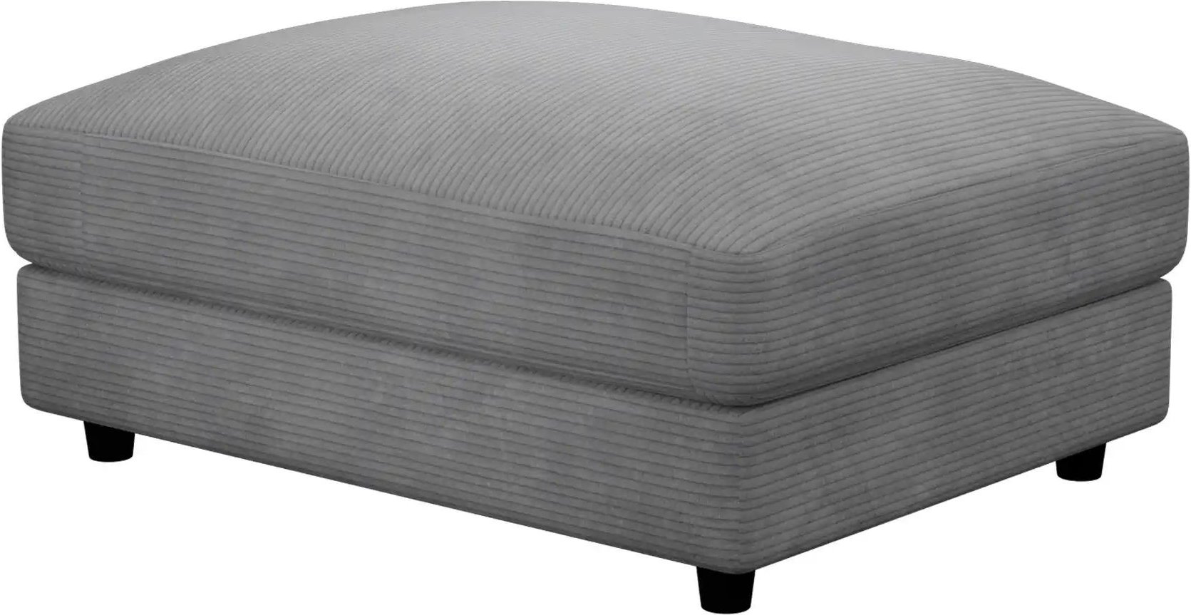 Element Hocker Branna ¦ grau ¦ Maße (cm): B: 90 H: 45 T: 120.0 Polstermöbel > Sofas > Modulsofas - Höffner