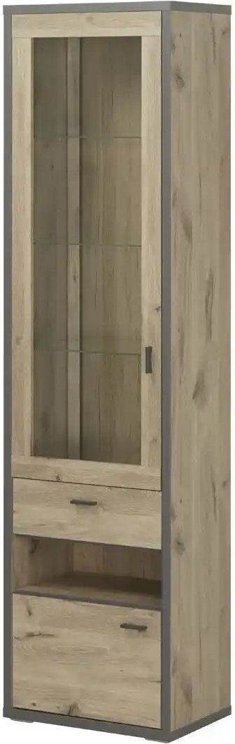 uno Vitrine Orlando ¦ holzfarben ¦ Maße (cm): B: 56 H: 208 T: 38.0 Schränke > Vitrinen - Höffner