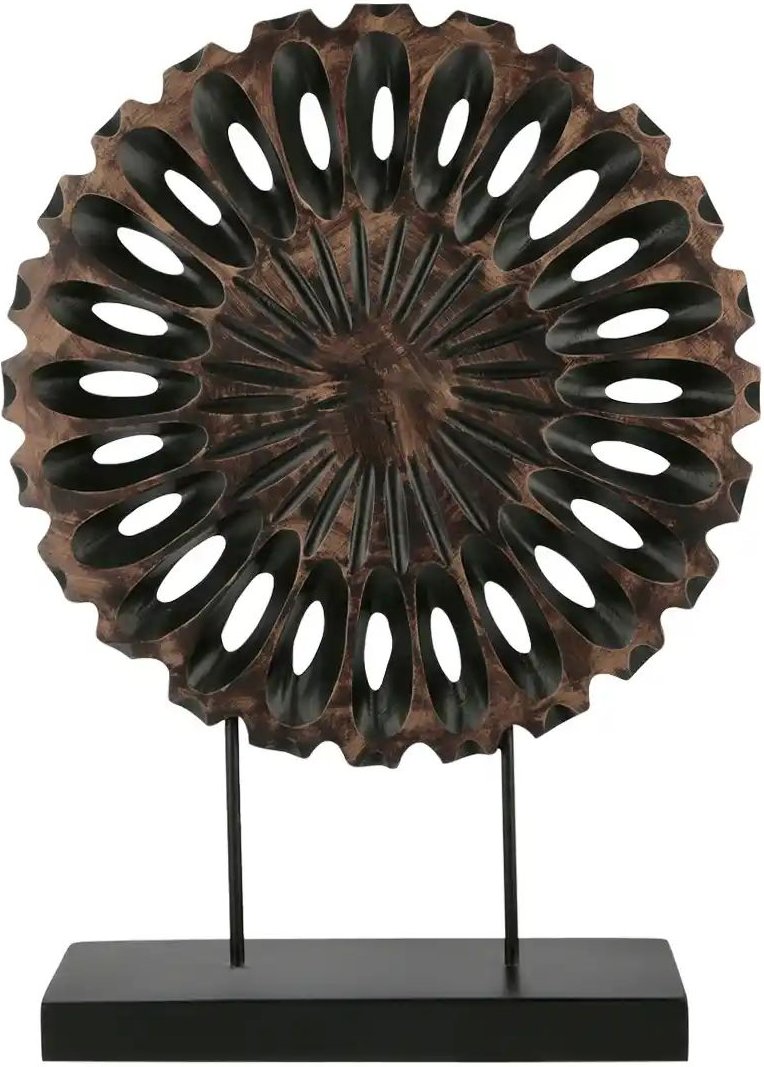 Deko Objekt ¦ braun ¦ Metall,Polyresin (Kunstharz) ¦ Maße (cm): B: 29,5 H: 40 T: 9.0 Accessoires > Dekoartikel - Höffn...