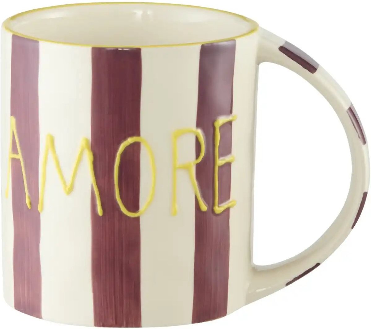 Jumbobecher Amore ¦ rot ¦ Steinzeug/Steingut ¦ Maße (cm): B: 15 H: 11 T: 10.0 Geschirr > Becher - Höffner