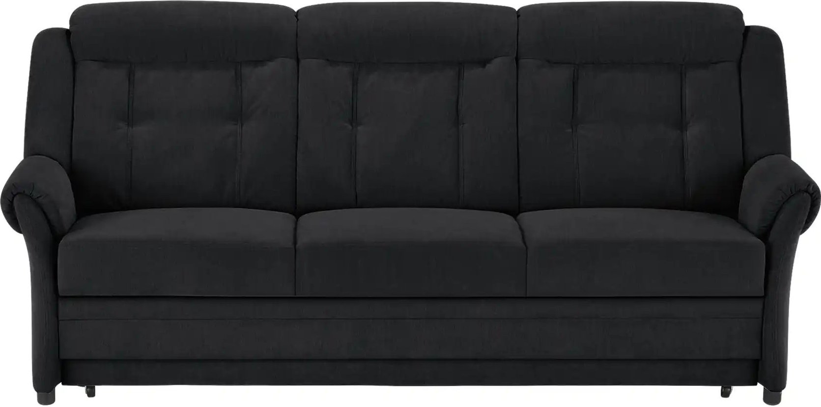 Polstermöbel Oelsa Einzelsofa mit Vorziehfunktion Andorra ¦ schwarz ¦ Maße (cm): B: 224 H: 102 T: 98.0 Polstermöbel > So...