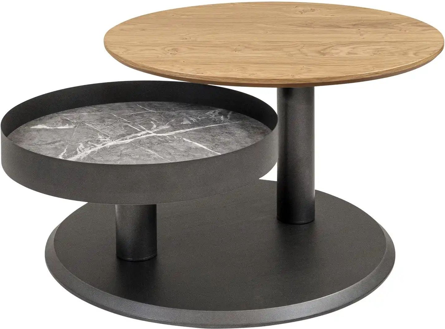 Thumbnail - Couchtisch Velbert ¦ holzfarben Tische > Couchtische > Couchtische rund - Höffner