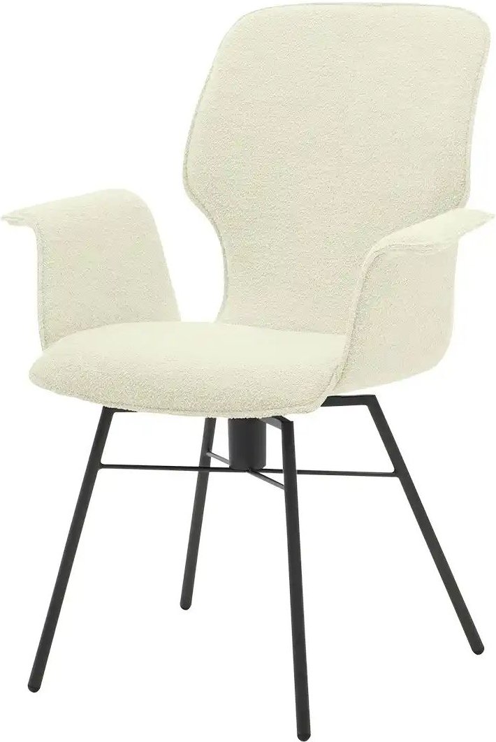 Musterring Armlehnstuhl Nevio ¦ creme ¦ Maße (cm): B: 66 H: 95 T: 63.0 Stühle > Esszimmerstühle > Esszimmerstühle mit A...