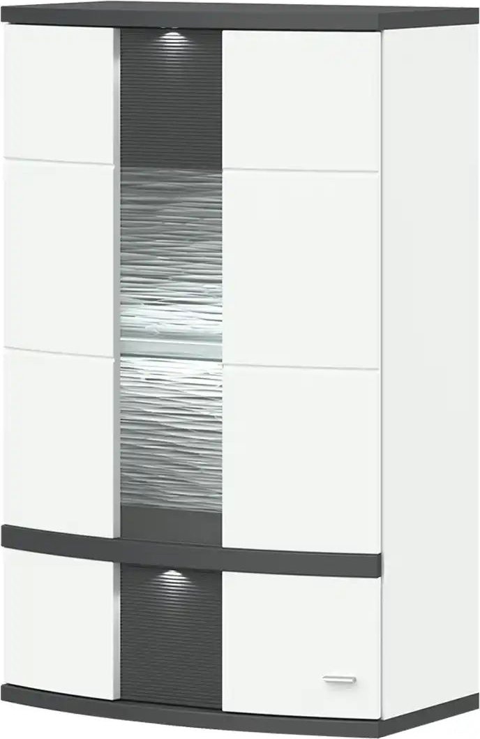 uno Hängevitrine Gabbro ¦ weiß ¦ Maße (cm): B: 75 H: 121 T: 42.0 Schränke > Vitrinen - Höffner