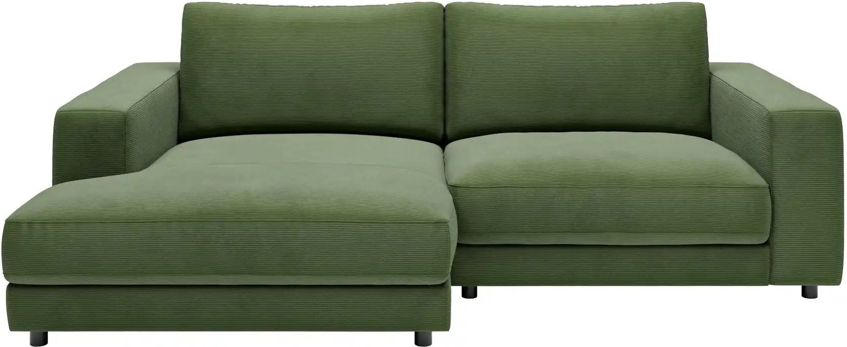 Jette Home Ecksofa in Feincord Sila ¦ grün ¦ Maße (cm): B: 250 H: 85 T: 170.0 Polstermöbel > Sofas > Ecksofas - Höffner