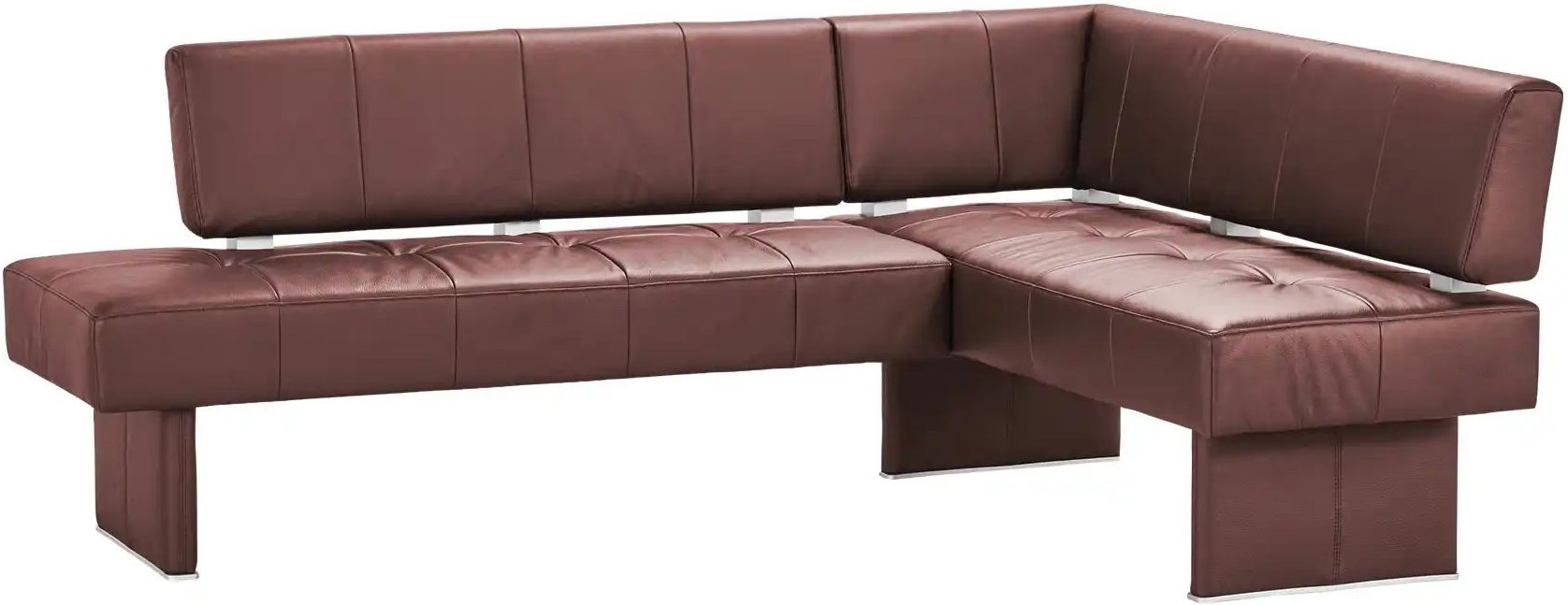 Eckbank Leder Spider 2 ¦ rot ¦ Maße (cm): B: 227 H: 88 T: 165.0 Bänke > Eckbänke - Höffner