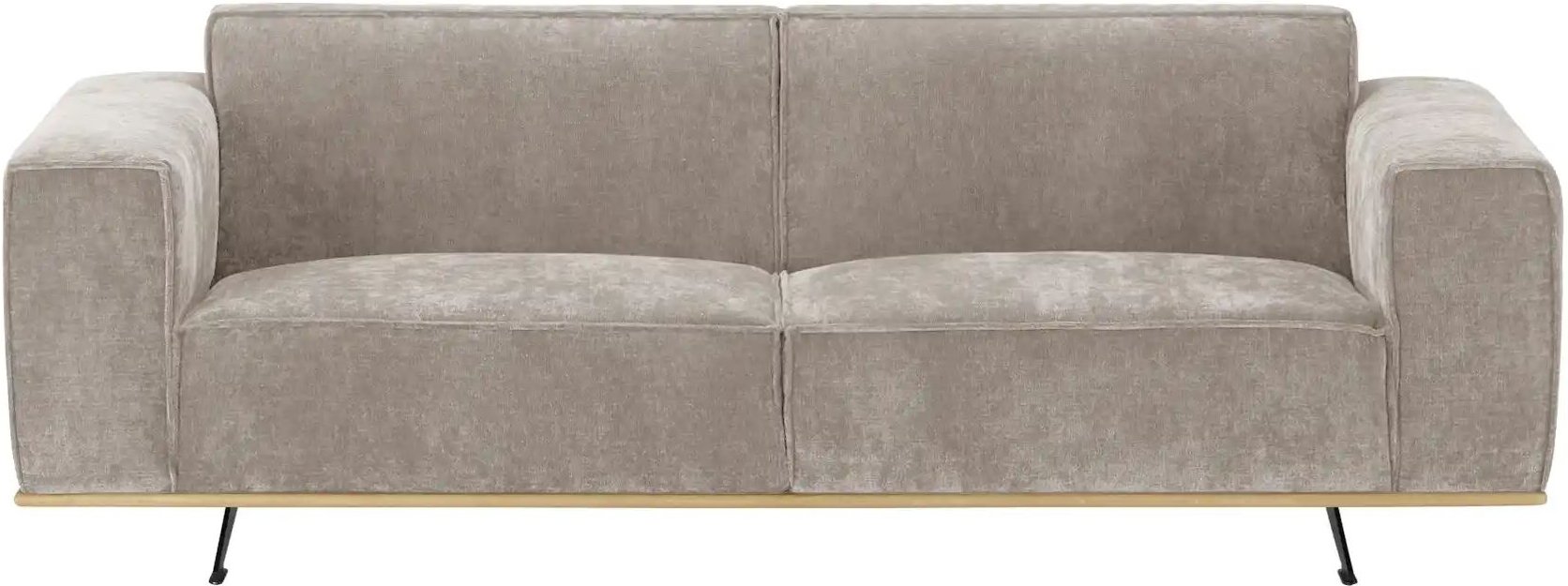 SOHO Sofa 3-sitzig Piemonte ¦ beige ¦ Maße (cm): B: 230 H: 77 T: 89.0 Polstermöbel > Sofas > 3-Sitzer - Höffner