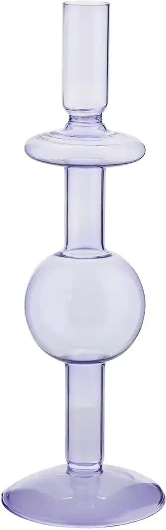 HOME STORY Kerzenhalter   ¦ blau ¦ Glas ¦ Maße (cm): H: 27  Ø: 9 Accessoires > Kerzen & Kerzenständer > Kerzenständer - ...