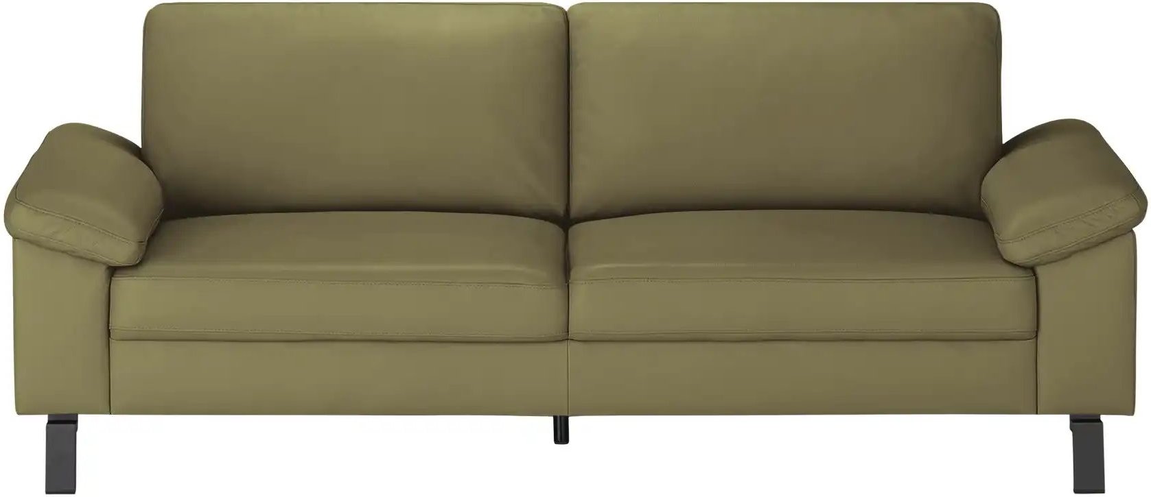 Max Schelling Ledersofa aus Echtleder Maximum ¦ grün ¦ Maße (cm): B: 224 H: 86 T: 97.0 Polstermöbel > Sofas > 3-Sitzer -...