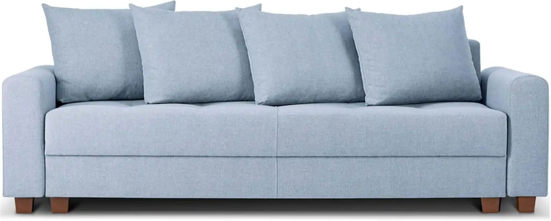 KONSIMO Einzelsofa Revo ¦ blau ¦ Maße (cm): B: 233 H: 80 Polstermöbel > Sofas > 3-Sitzer - Höffner