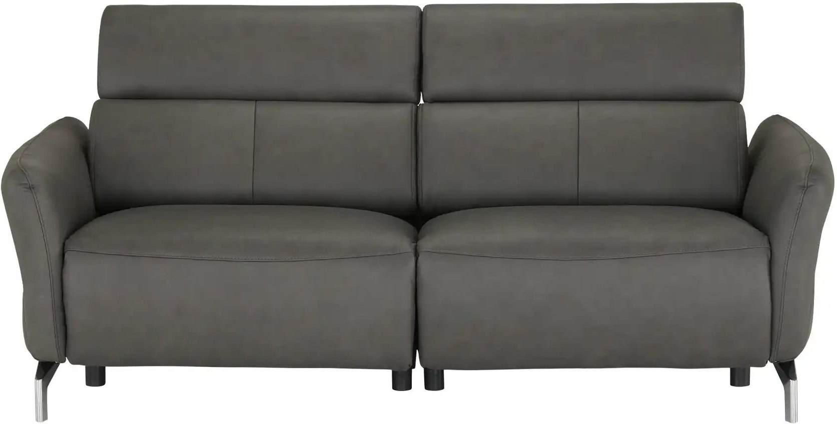 uno Sofa 3-sitzig Messina ¦ grau ¦ Maße (cm): B: 198 H: 98 T: 101.0 Polstermöbel > Sofas > 3-Sitzer - Höffner