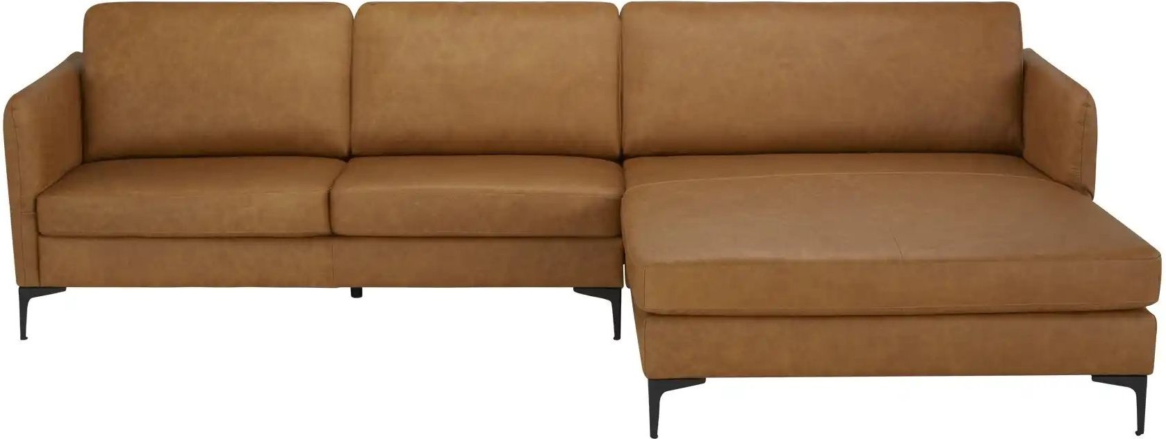 SCHÖNER WOHNEN Kollektion Ecksofa Leder Timeless ¦ braun Polstermöbel > Sofas > Ecksofas - Höffner