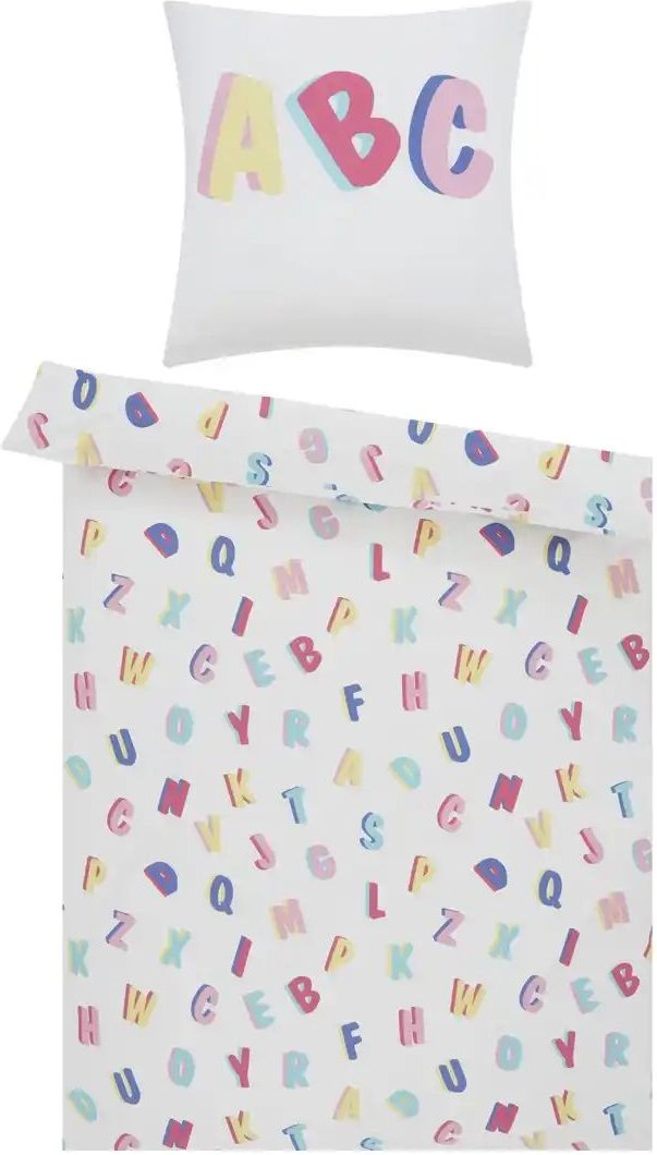KJUT Renforcé Bettwäsche ABC   ¦ mehrfarbig ¦ Maße (cm): B: 135 Bettwaren > Bettwäsche > Kinderbettwäsche - Höffner