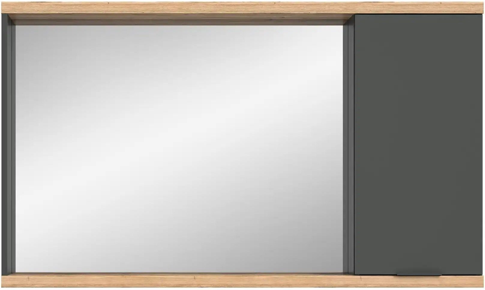 Spiegelschrank ¦ grau ¦ Maße (cm): B: 130 H: 76 Schränke > Badschränke > Spiegelschränke - Höffner