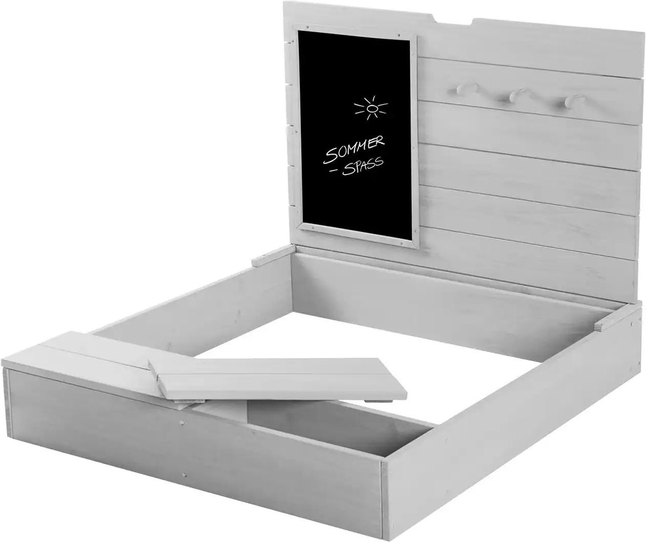 Roba Sandkasten ¦ grau ¦ Maße (cm): B: 85 H: 65,5 T: 88.0 Garten > Gartenmöbel > Kinder-Gartenmöbel - Höffner