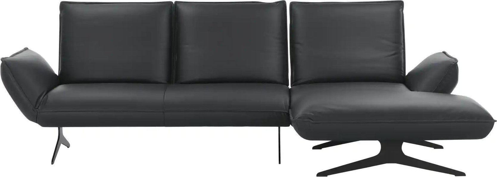 KOINOR Ecksofa Buddy ¦ schwarz ¦ Maße (cm): B: 305 H: 96 T: 167.0 Polstermöbel > Sofas > Ecksofas - Höffner