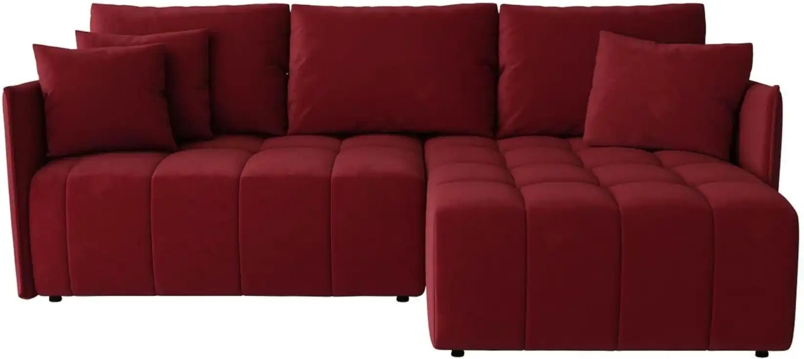 Ecksofa Onil ¦ rot ¦ Maße (cm): B: 245 H: 85 Polstermöbel > Sofas > 3-Sitzer - Höffner