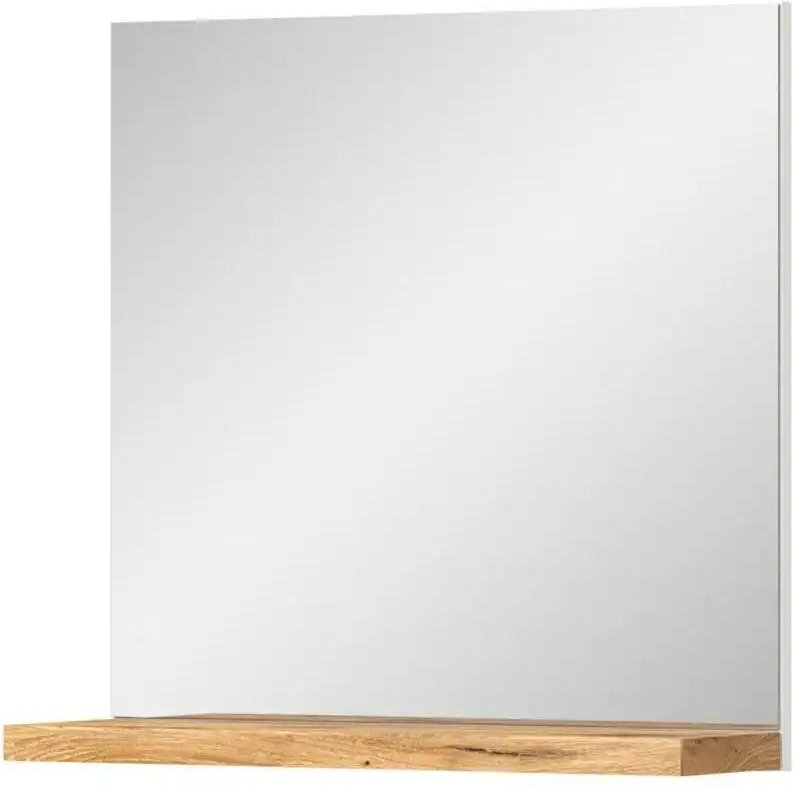 Thumbnail - uno Spiegel 60 x 59 cm ¦ holzfarben ¦ Holzwerkstoff,Aluminium,Glas ¦ Maße (cm): B: 60 T: 18.0 Garderoben & Kleiderstang...