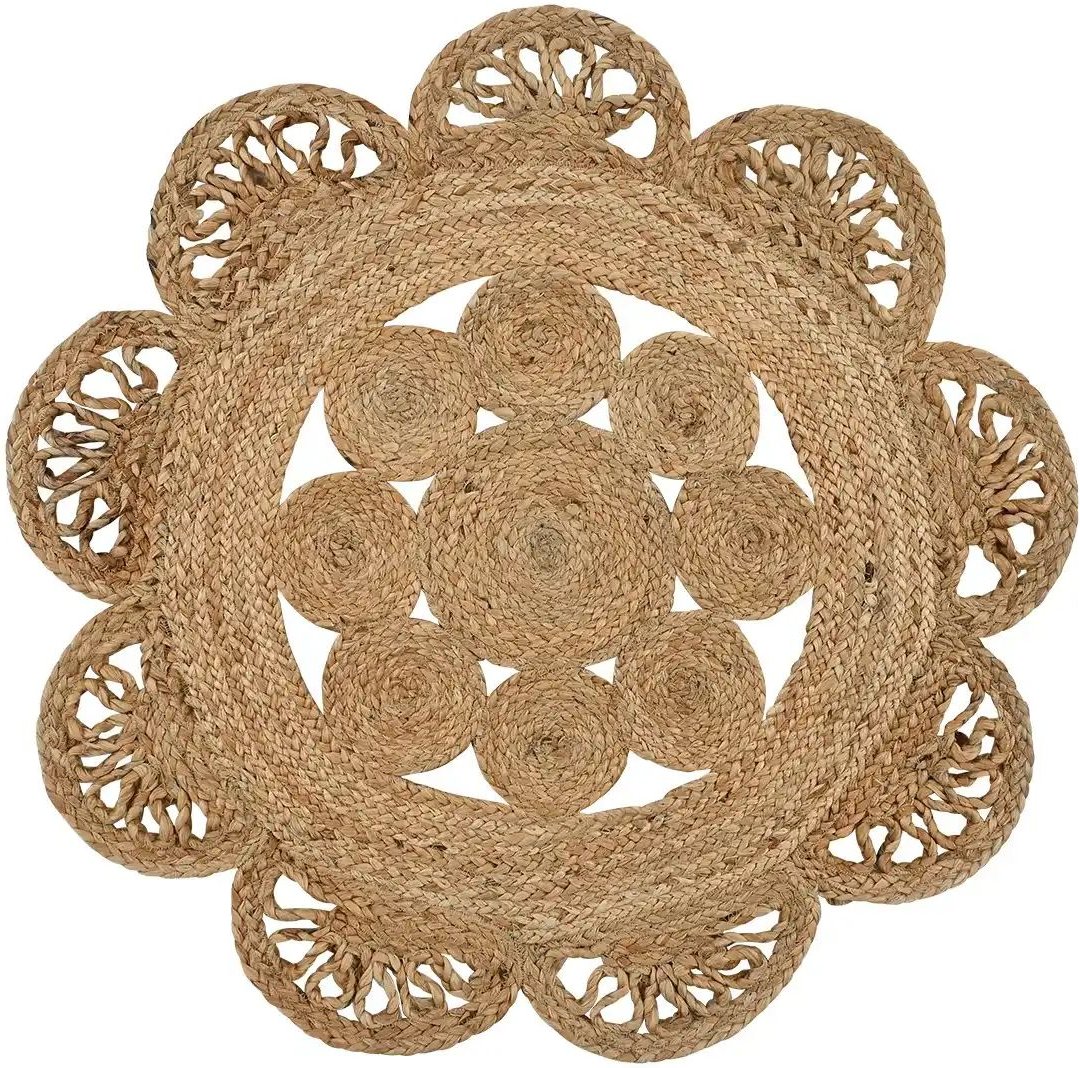 levelone Jute-Teppich Korba ¦ braun ¦ Jute Ø: 80 Teppiche > Einfarbige Teppiche - Höffner