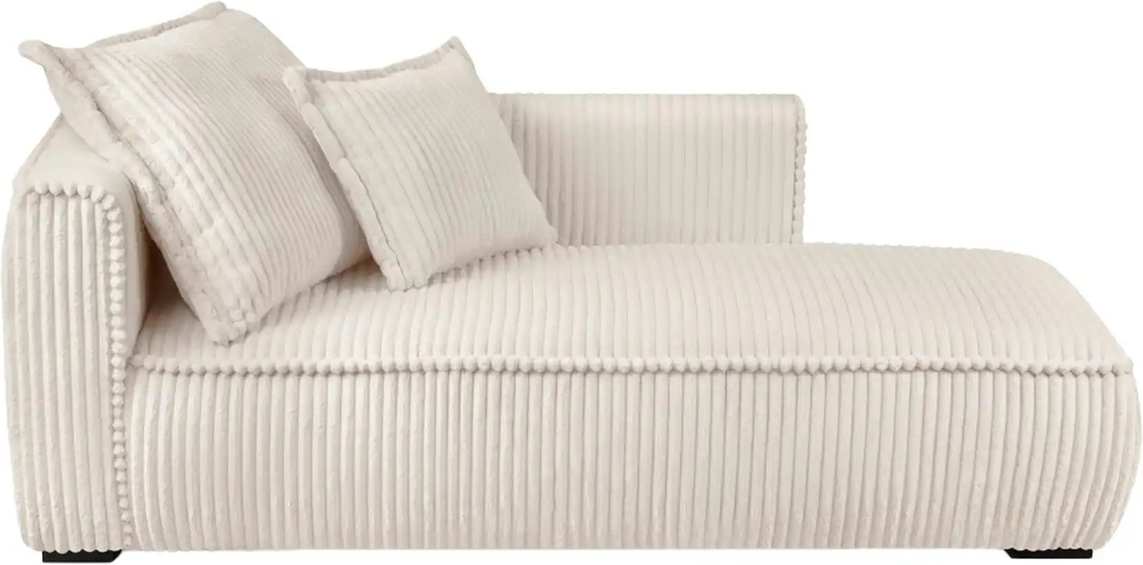 Chaiselongue Modena ¦ beige ¦ Maße (cm): B: 208 H: 95 T: 124.0 Polstermöbel > Liegen - Höffner