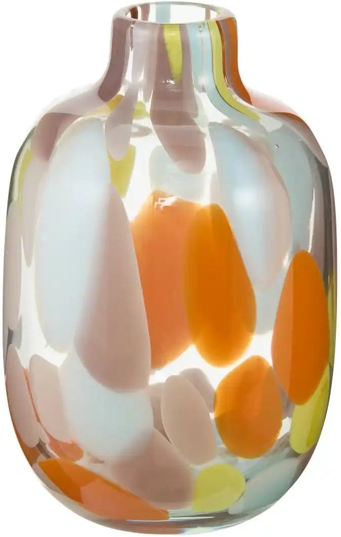 Vase ¦ mehrfarbig ¦ Glas ¦ Maße (cm): H: 18 Ø: 12 Accessoires > Vasen - Höffner