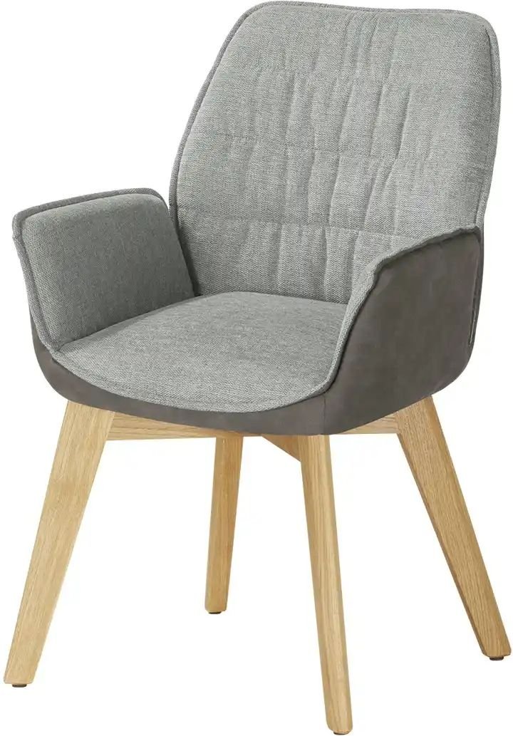 Esszimmerstuhl mit Wellenfederung Gent ¦ grau ¦ Maße (cm): B: 60 H: 91 T: 64.0 Stühle > Esszimmerstühle > Esszimmerstühl...