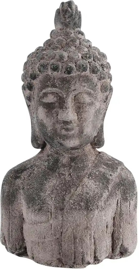 Deko Figur Buddha ¦ grau ¦ Zement ¦ Maße (cm): B: 14 H: 26,5 T: 9.5 Accessoires > Dekoartikel - Höffner