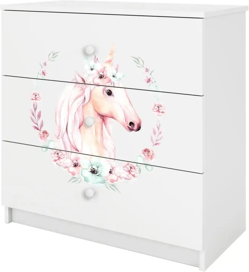 Thumbnail - Kommode Pferd ¦ weiß ¦ Maße (cm): B: 81 H: 80,5 Kommoden & Sideboards > Kommoden - Höffner