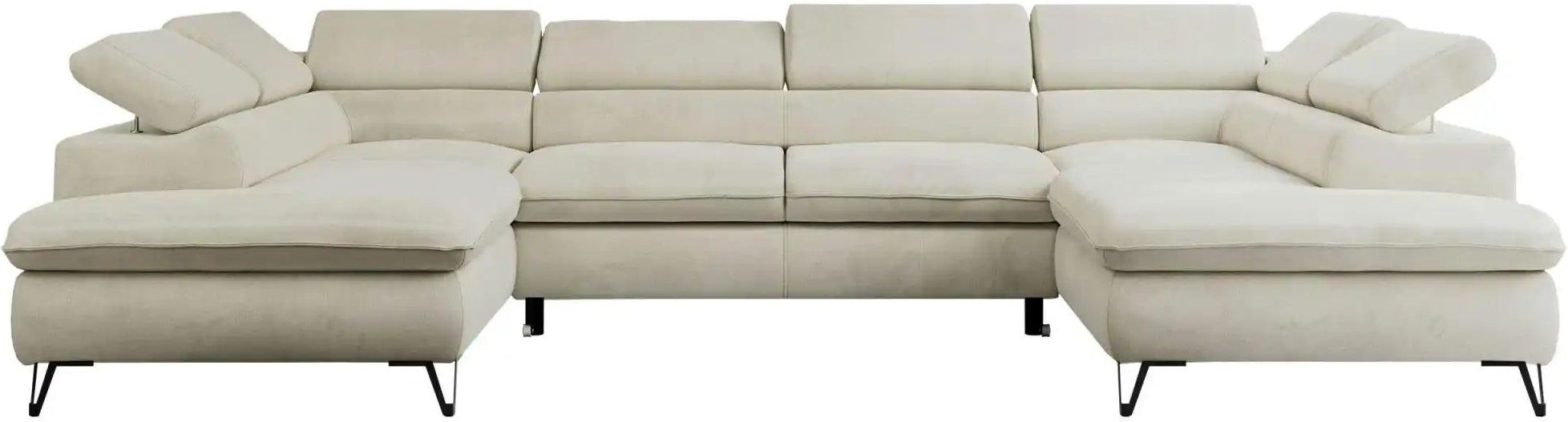 Wohnlandschaft Peter ¦ beige ¦ Maße (cm): B: 346 H: 76 Polstermöbel > Sofas > Wohnlandschaften - Höffner
