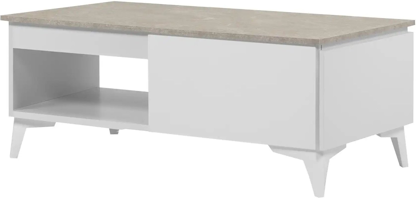 Couchtisch Dimarro ¦ weiß ¦ Maße (cm): B: 50 H: 40 Tische > Couchtische > Couchtische rechteckig - Höffner