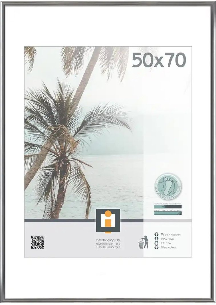 Kunststoffrahmen Kyoto ¦ silber ¦ Kunststoff ¦ Maße (cm): B: 51 H: 71 T: 1.8 Accessoires > Bilderrahmen - Höffner