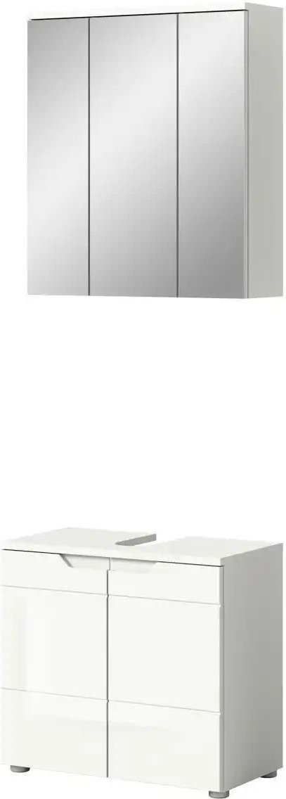 Thumbnail - Badkombination Sorpsee ¦ weiß ¦ Maße (cm): B: 63 H: 193 Schränke > Badschränke > Komplett-Badkombinationen - Höffner