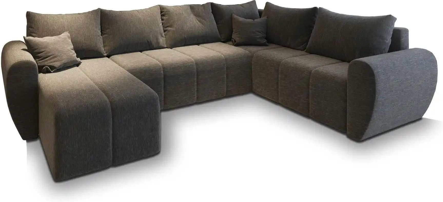 MASSENO Wohnlandschaft Madison ¦ grau ¦ Maße (cm): B: 303 H: 82 Polstermöbel > Sofas > Schlafsofas - Höffner