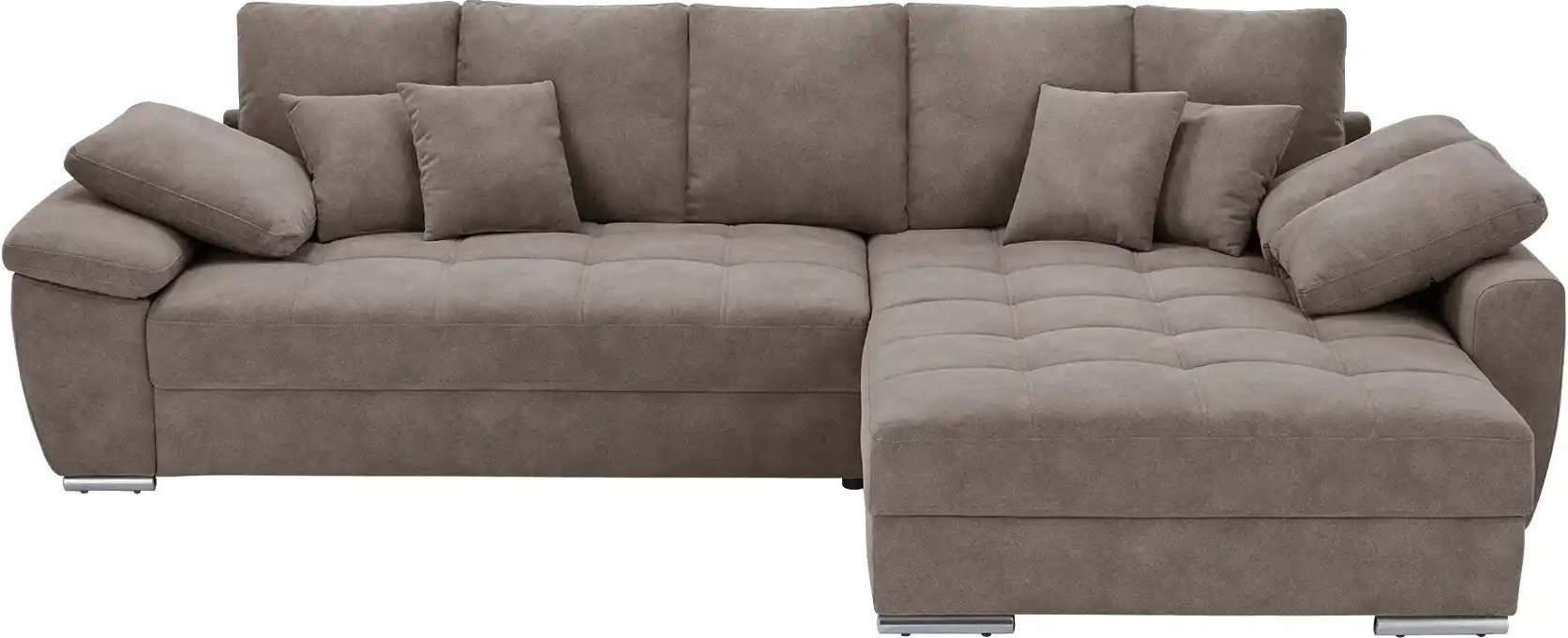 bobb Ecksofa mit pflegeleichtem Bezugsstoff Farina ¦ braun ¦ Maße (cm): B: 323 H: 92 T: 222.0 Polstermöbel > Sofas > Eck...
