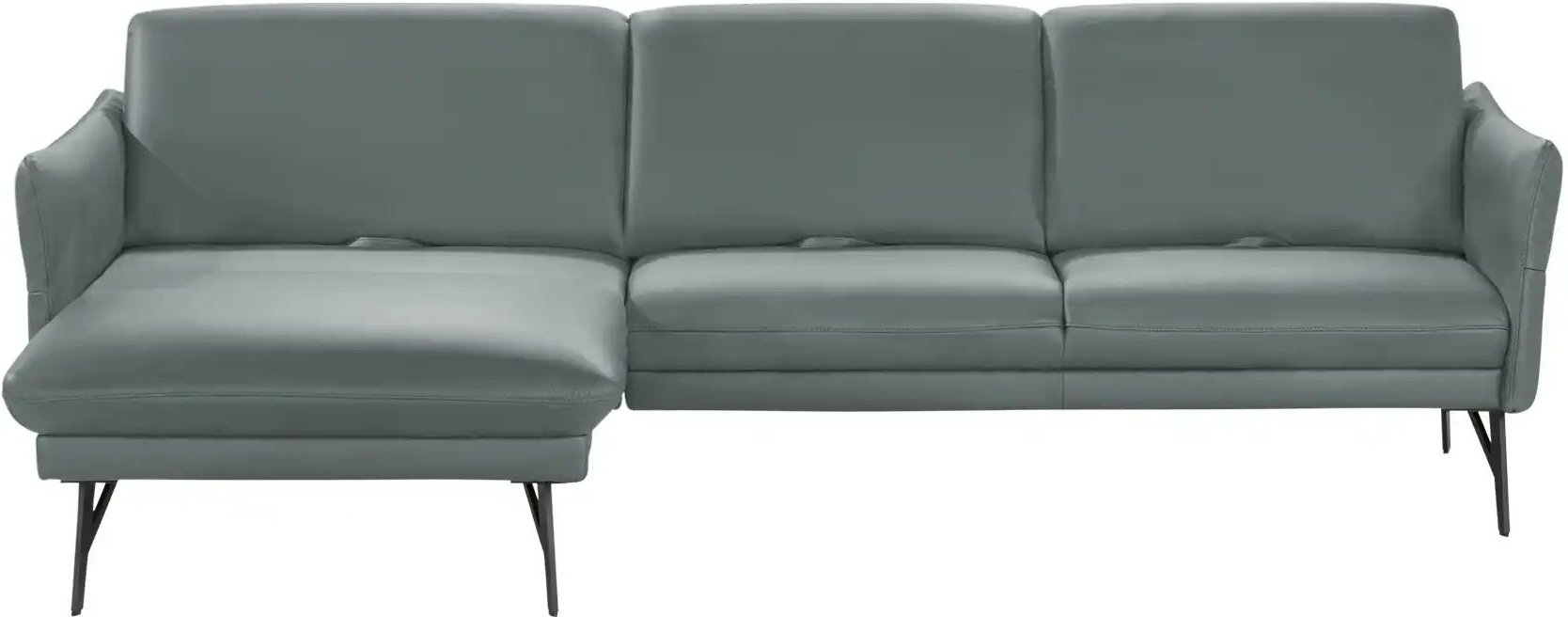 himolla Ecksofa Leder 1928 ¦ blau ¦ Maße (cm): B: 280 H: 83 T: 175.0 Polstermöbel > Sofas > Ecksofas - Höffner