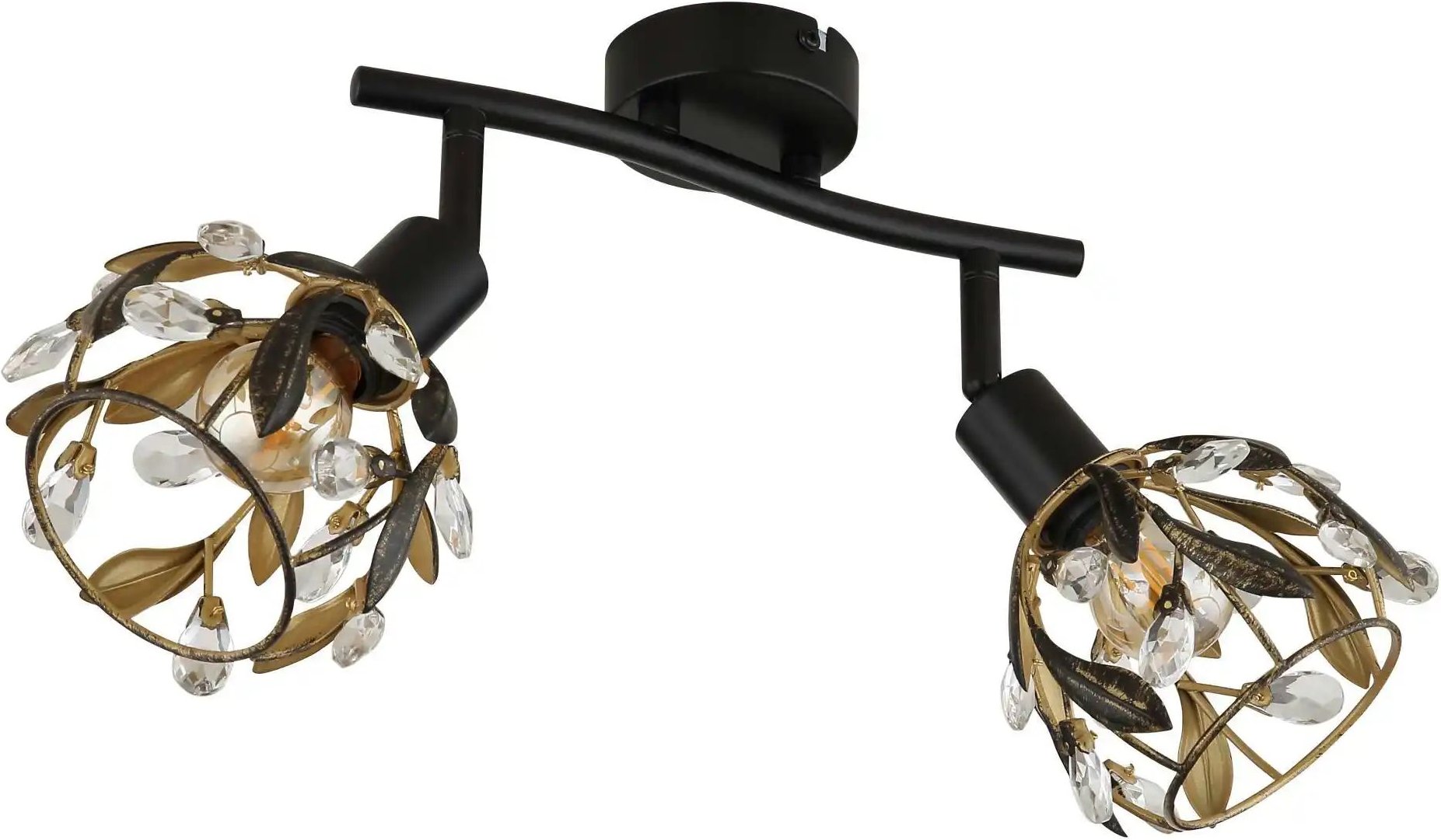 Globo Lighting Strahler ¦ schwarz ¦ Maße (cm): B: 25 H: 15,5 Lampen & Leuchten > Deckenleuchten - Höffner